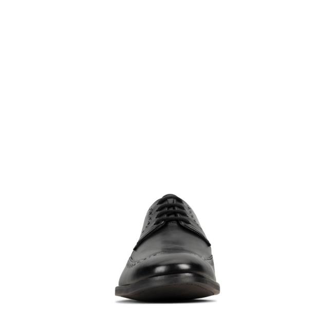 sapatos Brogues Clarks Stanford Limit Masculino Pretas | CLK491IMK